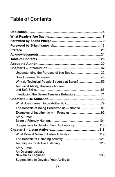 Table of Contents - Page 1